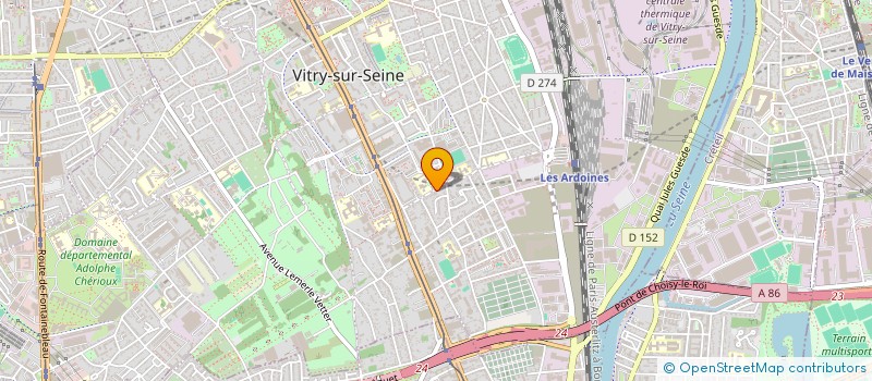 localisation de l'entreprise MONSIEUR PHILIPPE REUGE à VITRY-SUR-SEINE