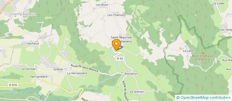 localisation de l'entreprise MONSIEUR PHILIPPE REVEL  SAINT-GENIX-LES-VILLAGES