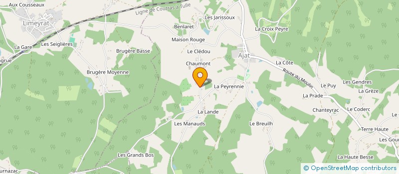 localisation de l'entreprise MONSIEUR PHILIPPE REY à AJAT