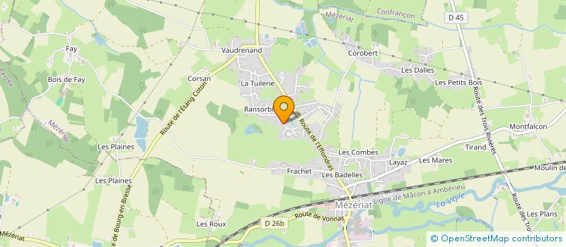 localisation de l'entreprise MONSIEUR PHILIPPE REYDELLET  VANDEINS