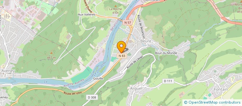 localisation de l'entreprise MONSIEUR PHILIPPE REYNARD  BEURE