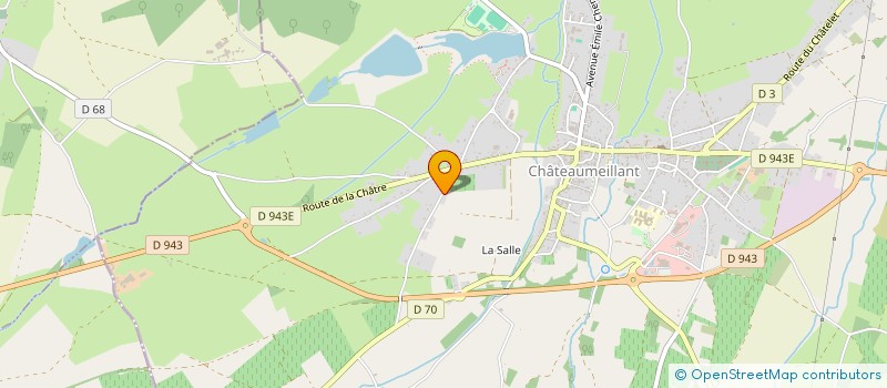 localisation de l'entreprise MONSIEUR PHILIPPE RIBATON à CHATEAUMEILLANT