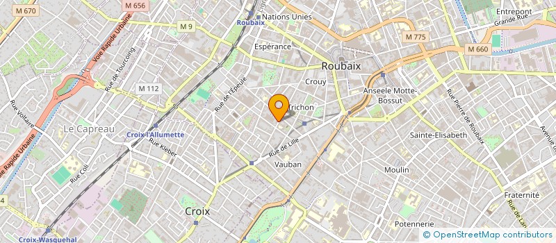 localisation de l'entreprise MONSIEUR PHILIPPE RICHARD à ROUBAIX