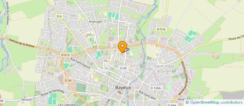 localisation de l'entreprise MONSIEUR PHILIPPE RICHARD  BAYEUX