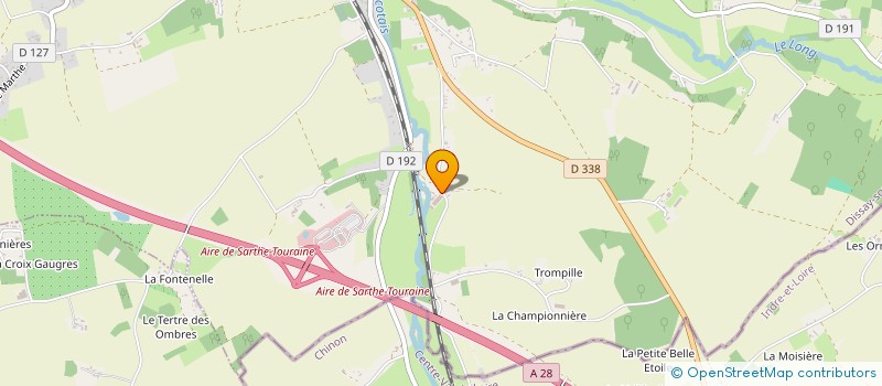 localisation de l'entreprise MONSIEUR PHILIPPE RICHARD  DISSAY-SOUS-COURCILLON