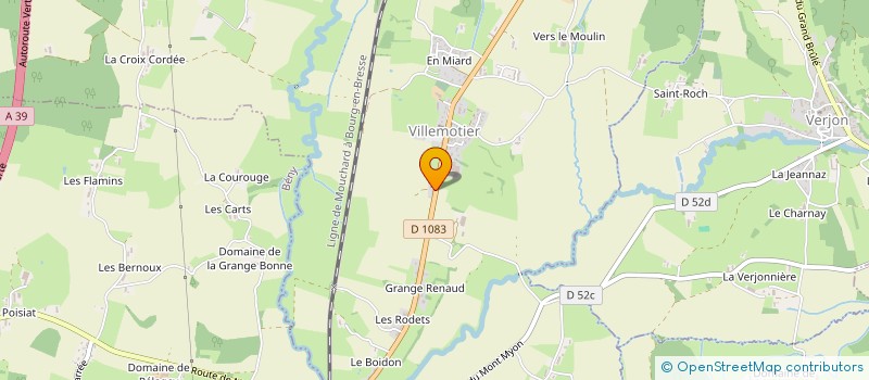 localisation de l'entreprise MONSIEUR PHILIPPE RICHARD  VILLEMOTIER