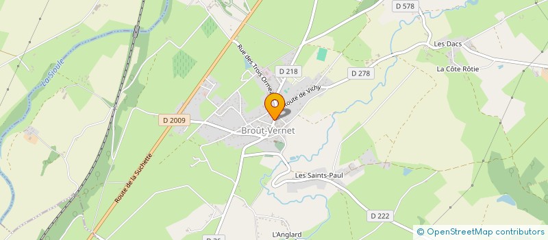 localisation de l'entreprise MONSIEUR PHILIPPE RICHARD  BROUT-VERNET