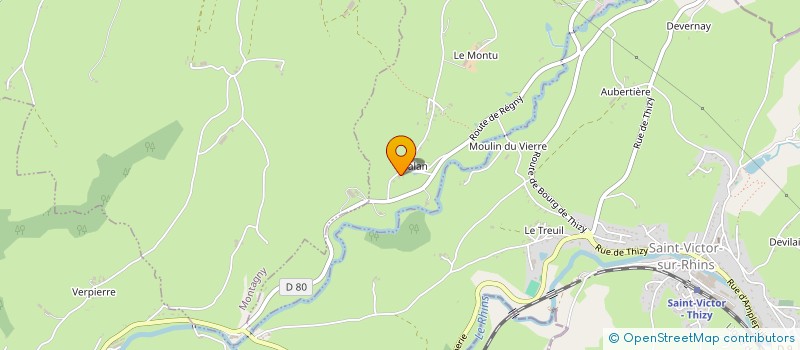 localisation de l'entreprise MONSIEUR PHILIPPE RICHARD  COMBRE