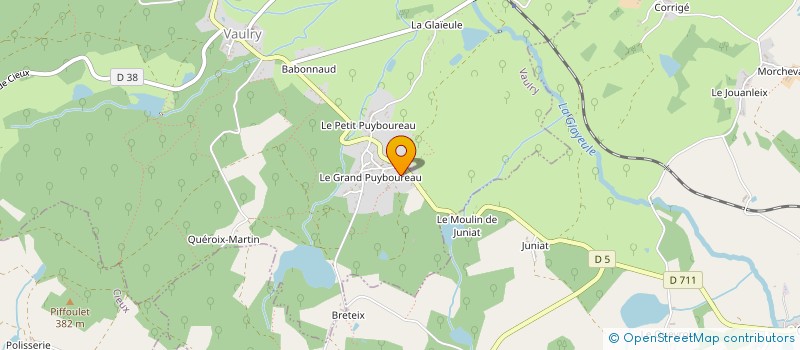 localisation de l'entreprise MONSIEUR PHILIPPE RICHE à COMPREIGNAC