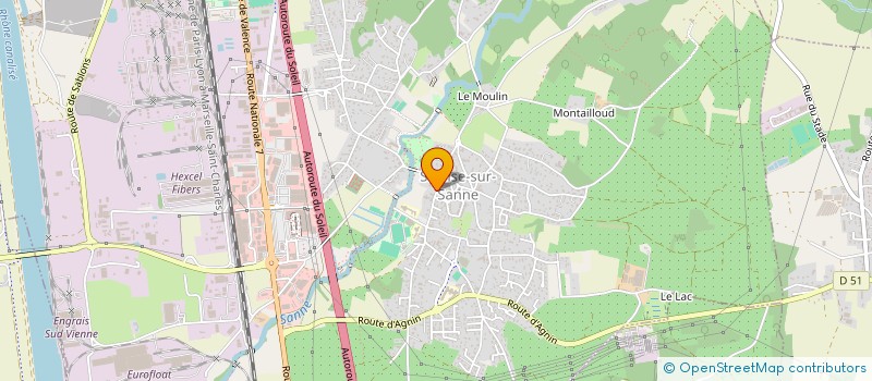 localisation de l'entreprise MONSIEUR PHILIPPE RICHELET  SALAISE-SUR-SANNE