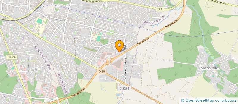 localisation de l'entreprise MONSIEUR PHILIPPE RICHET  MONT-DE-MARSAN