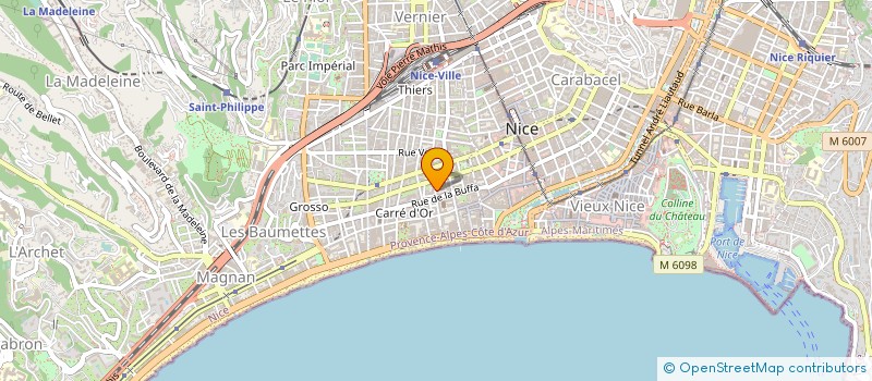 localisation de l'entreprise MONSIEUR PHILIPPE RICOU à NICE