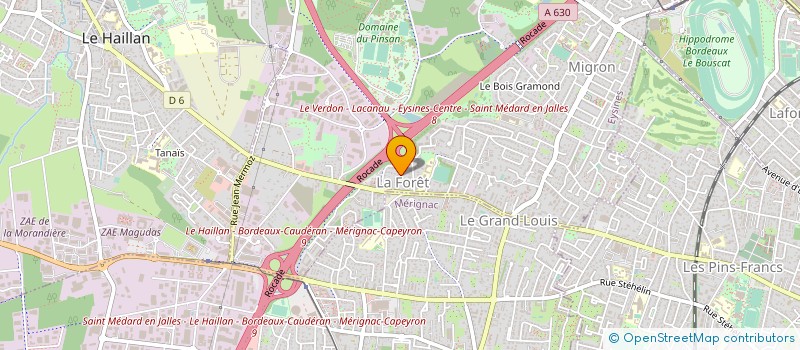 localisation de l'entreprise MONSIEUR PHILIPPE RICOU  EYSINES