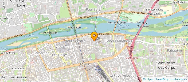 localisation de l'entreprise MONSIEUR PHILIPPE RIEHL  TOURS