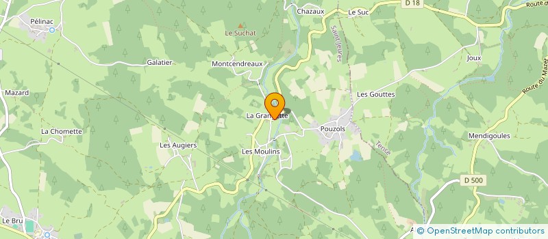 localisation de l'entreprise MONSIEUR PHILIPPE RIFFARD  SAINT-JEURES