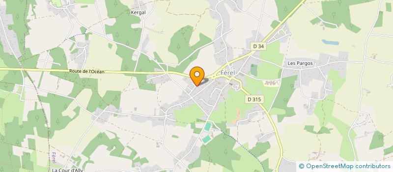 localisation de l'entreprise MONSIEUR PHILIPPE RIGAUD VIN  FEREL