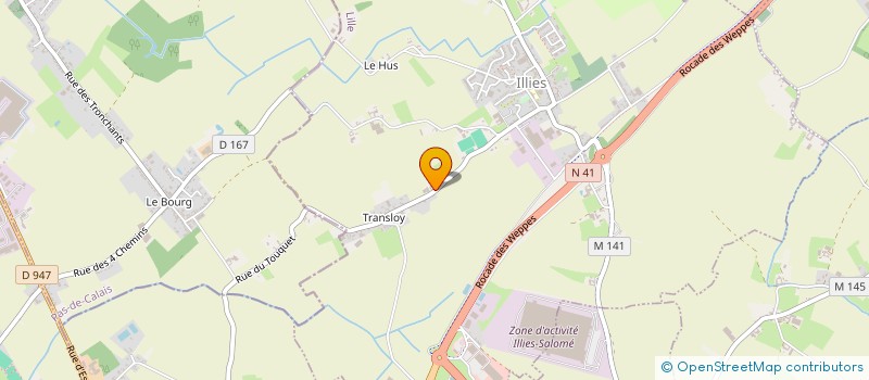 localisation de l'entreprise MONSIEUR PHILIPPE RIGAUT  ILLIES