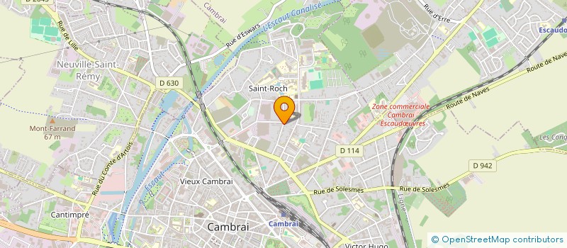 localisation de l'entreprise MONSIEUR PHILIPPE RINGARD à CAMBRAI