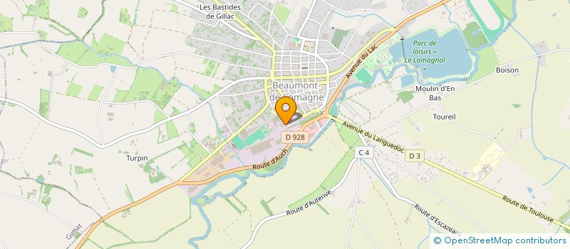 localisation de l'entreprise MONSIEUR PHILIPPE RIOLS  BEAUMONT-DE-LOMAGNE