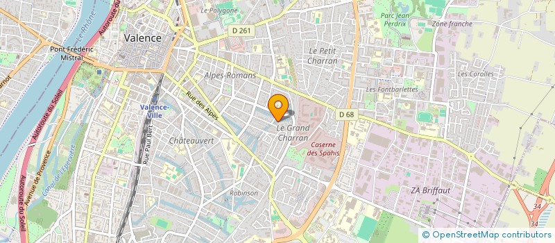 localisation de l'entreprise MONSIEUR PHILIPPE RIOU  VALENCE