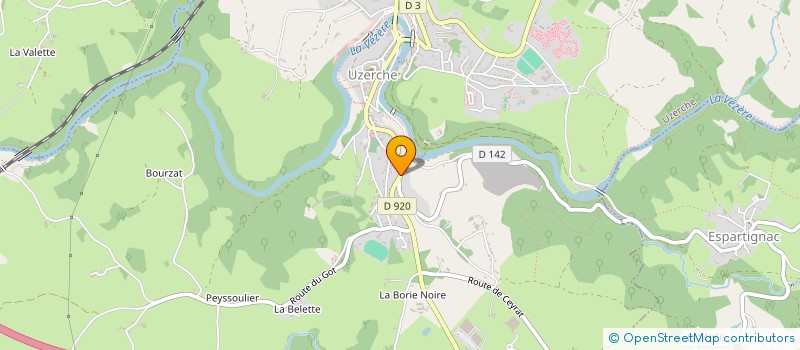 localisation de l'entreprise MONSIEUR PHILIPPE RISSE à UZERCHE