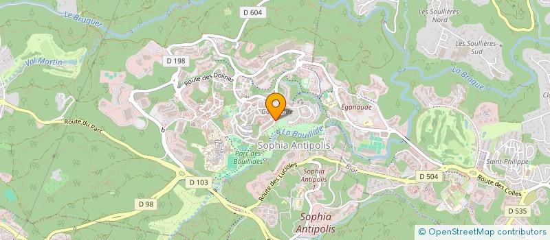 localisation de l'entreprise MONSIEUR PHILIPPE RISSO  VALBONNE