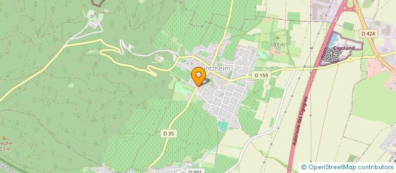 localisation de l'entreprise MONSIEUR PHILIPPE RITTER  KINTZHEIM