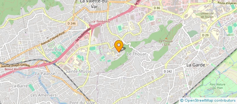 localisation de l'entreprise MONSIEUR PHILIPPE RIVAS à LA VALETTE-DU-VAR