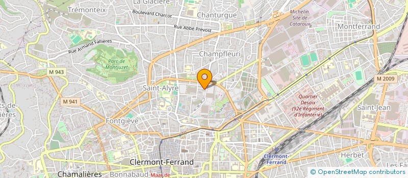 localisation de l'entreprise MONSIEUR PHILIPPE RIVIERE  CLERMONT-FERRAND