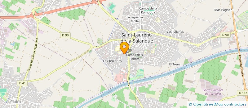 localisation de l'entreprise MONSIEUR PHILIPPE RIVOLLET à SAINT-LAURENT-DE-LA-SALANQUE