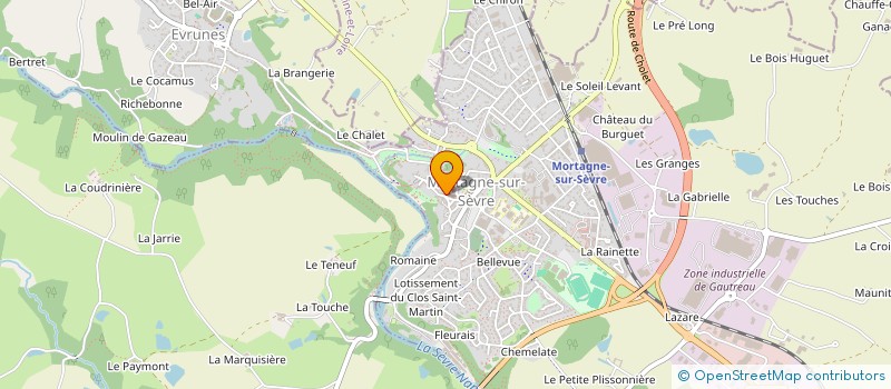 localisation de l'entreprise MONSIEUR PHILIPPE ROBART à MORTAGNE-SUR-SEVRE