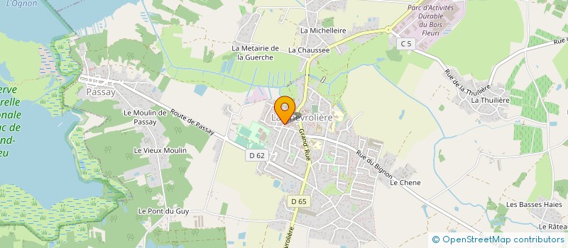 localisation de l'entreprise MONSIEUR PHILIPPE ROBE  LA CHEVROLIERE