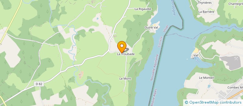 localisation de l'entreprise MONSIEUR PHILIPPE ROBERT à SARROUX - SAINT JULIEN