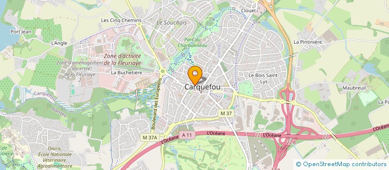 localisation de l'entreprise MONSIEUR PHILIPPE ROBIN à CARQUEFOU