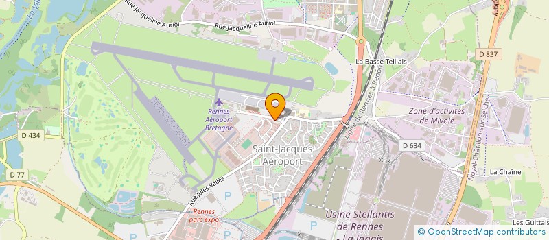 localisation de l'entreprise MONSIEUR PHILIPPE ROBIN  ST JACQUES DE LA LANDE