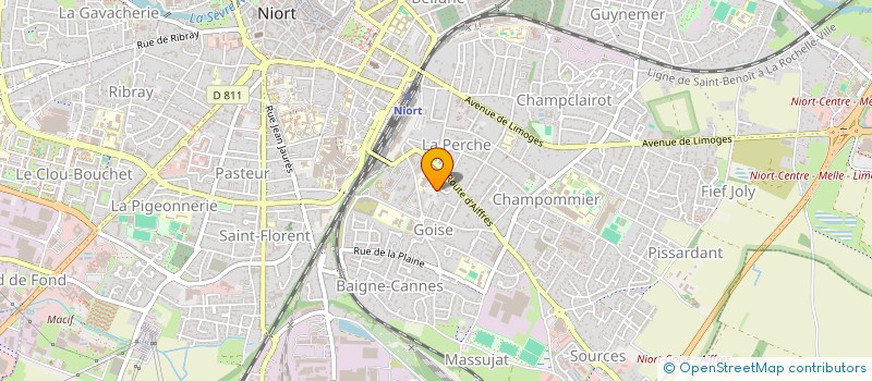 localisation de l'entreprise MONSIEUR PHILIPPE ROBIN  NIORT
