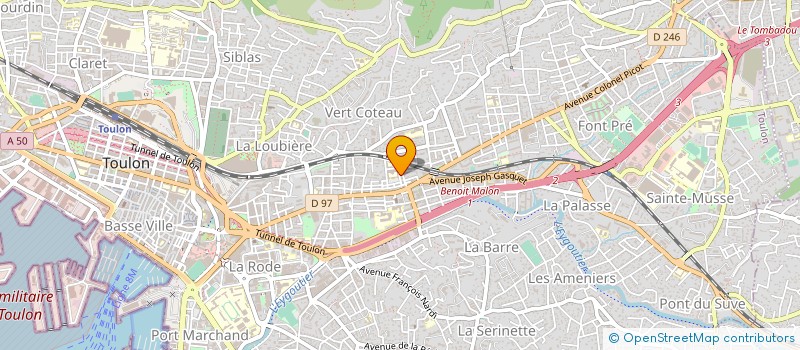 localisation de l'entreprise MONSIEUR PHILIPPE ROBLES à TOULON