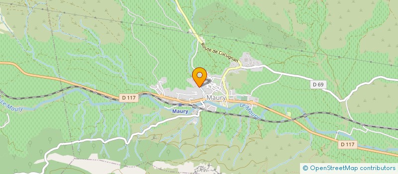 localisation de l'entreprise MONSIEUR PHILIPPE ROCAS  MAURY