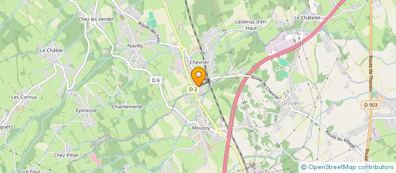 localisation de l'entreprise MONSIEUR PHILIPPE ROCH  PERS-JUSSY