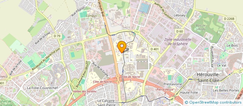 localisation de l'entreprise MONSIEUR PHILIPPE ROCHE à CAEN