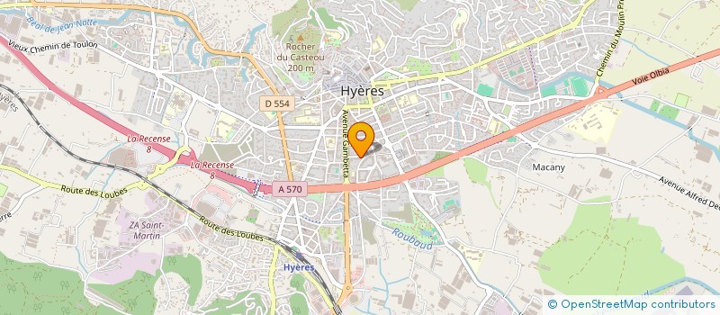 localisation de l'entreprise MONSIEUR PHILIPPE ROCHE à HYERES