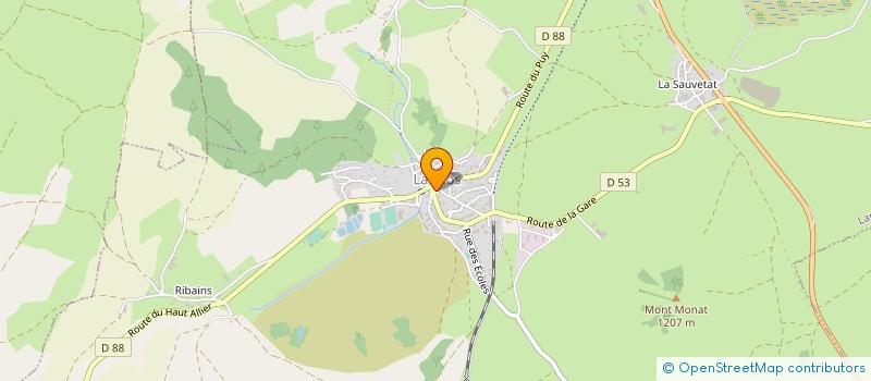 localisation de l'entreprise MONSIEUR PHILIPPE ROCHE  SAINT-HAON