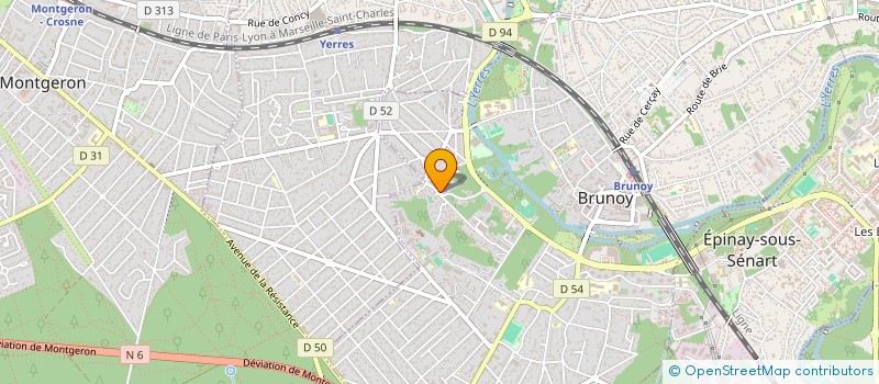 localisation de l'entreprise MONSIEUR PHILIPPE ROCHETTE  BRUNOY