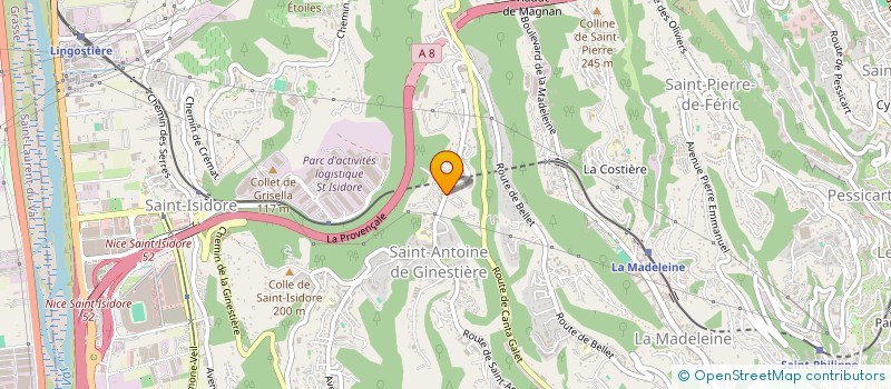 localisation de l'entreprise MONSIEUR PHILIPPE ROCOSA  VILLENEUVE-LOUBET