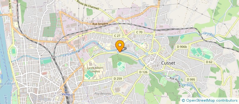 localisation de l'entreprise MONSIEUR PHILIPPE RODENAS à CUSSET