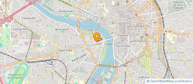 localisation de l'entreprise MONSIEUR PHILIPPE RODIER à TOULOUSE
