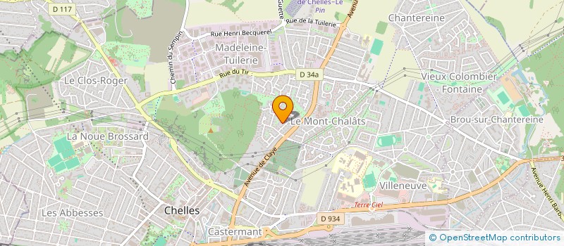 localisation de l'entreprise MONSIEUR PHILIPPE RODRIGUES  CHELLES