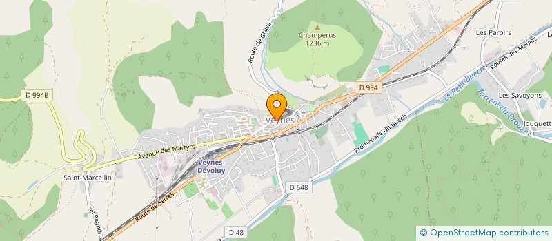 localisation de l'entreprise MONSIEUR PHILIPPE RODRIGUEZ  VEYNES