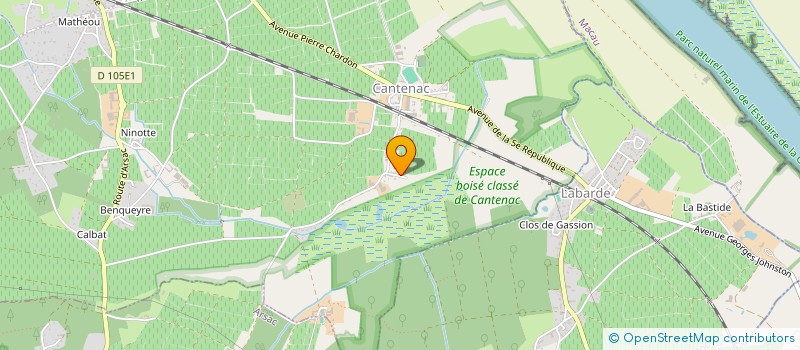 localisation de l'entreprise MONSIEUR PHILIPPE RODRIGUEZ  MARGAUX-CANTENAC