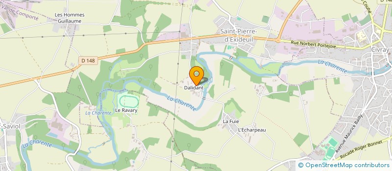 localisation de l'entreprise MONSIEUR PHILIPPE ROGEON  SAINT-PIERRE-D'EXIDEUIL